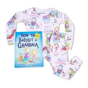 NWT Books to Bed How to Babysit A Grandma Pj & Book Set